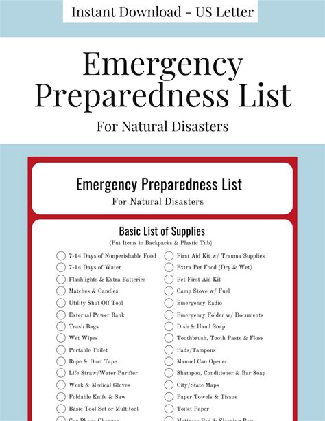 Emergency Preparedness Checklist: Planning, Supplies,.